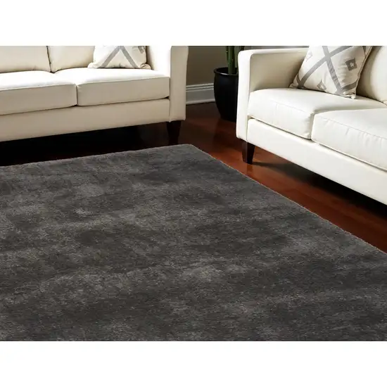 Gray Shag Area Rug Photo 1