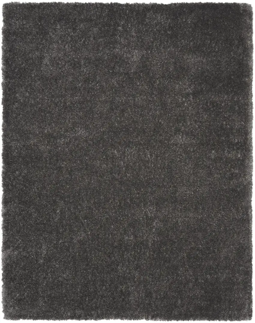 Gray Shag Area Rug Photo 2