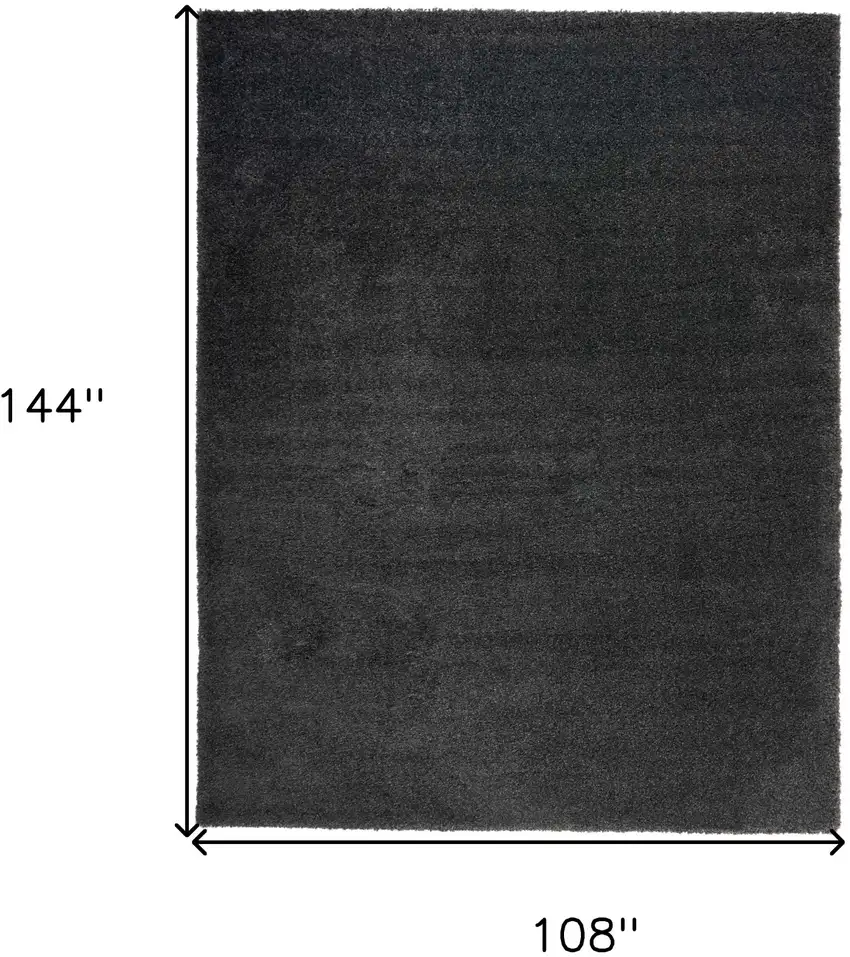 Gray Shag Area Rug Photo 3