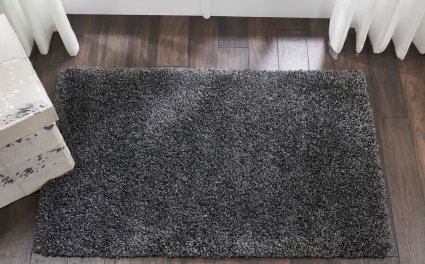 Gray Shag Area Rug Photo 6
