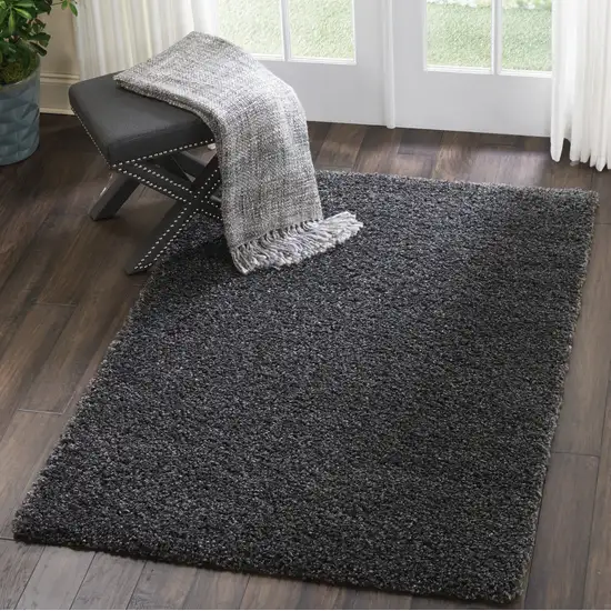 Gray Shag Area Rug Photo 4