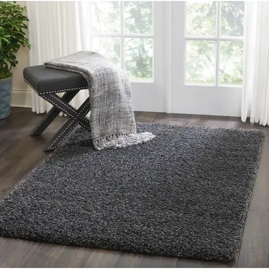 Gray Shag Area Rug Photo 3
