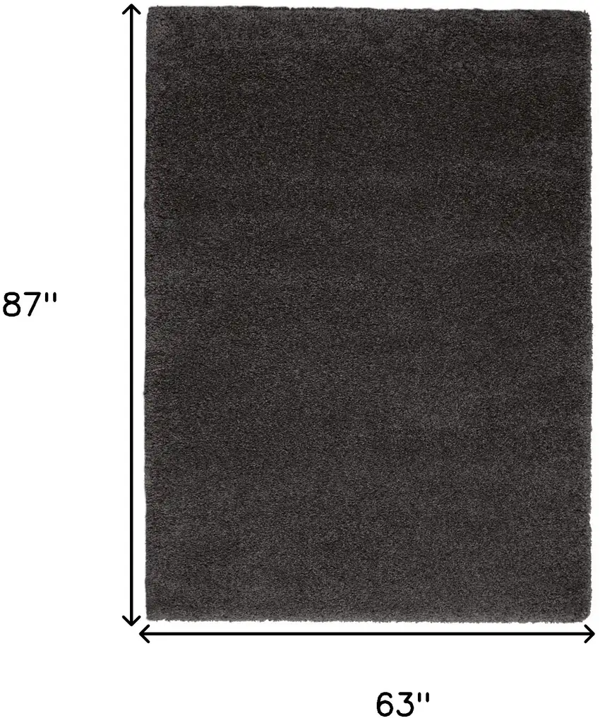 Gray Shag Area Rug Photo 3