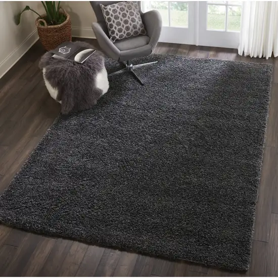 Gray Shag Area Rug Photo 7