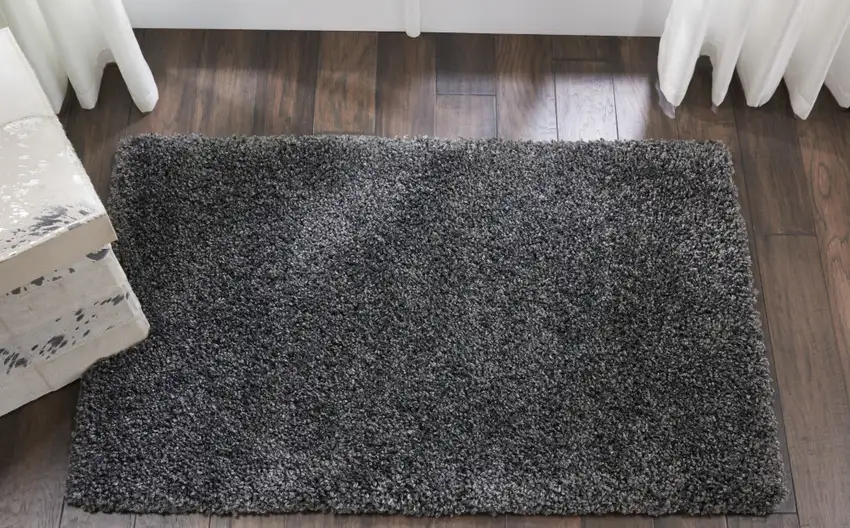 Gray Shag Area Rug Photo 3