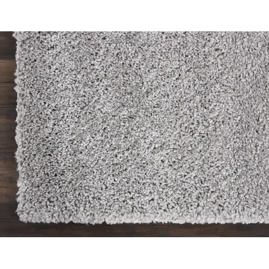 Gray Shag Distressed Area Rug Photo 7