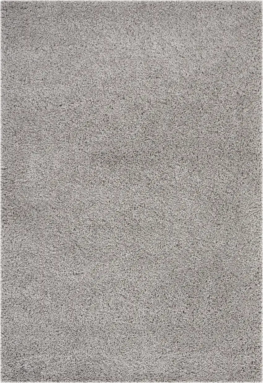 Gray Shag Distressed Area Rug Photo 2