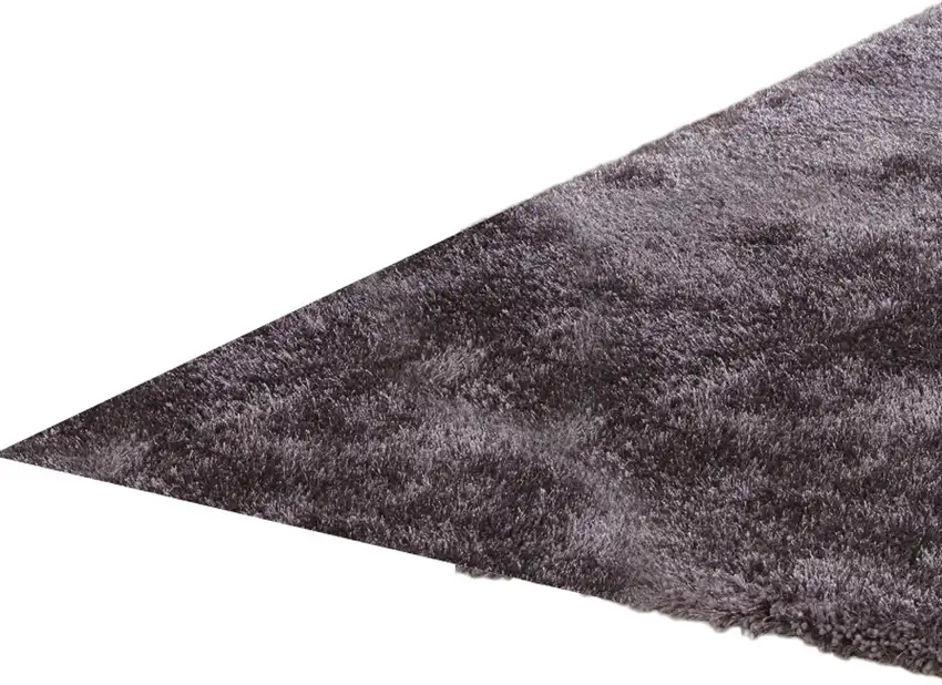 Gray Shag Hand Tufted Area Rug Photo 3
