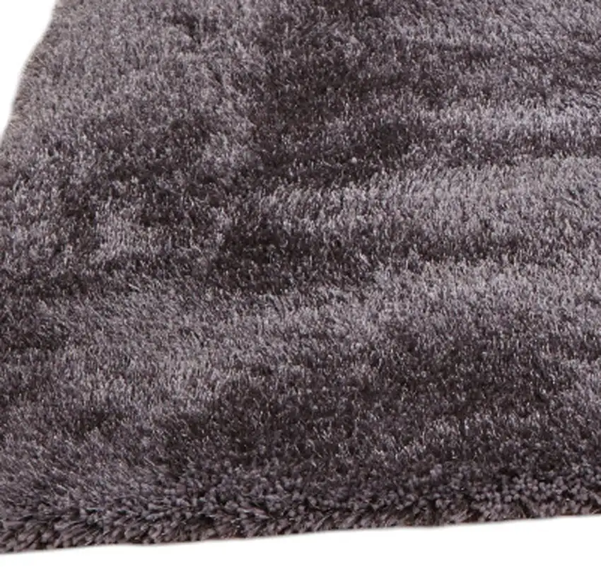 Gray Shag Hand Tufted Area Rug Photo 4