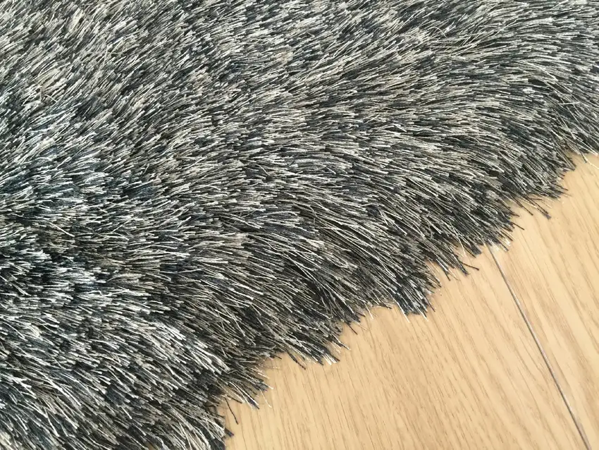 Gray Shag Hand Tufted Area Rug Photo 4