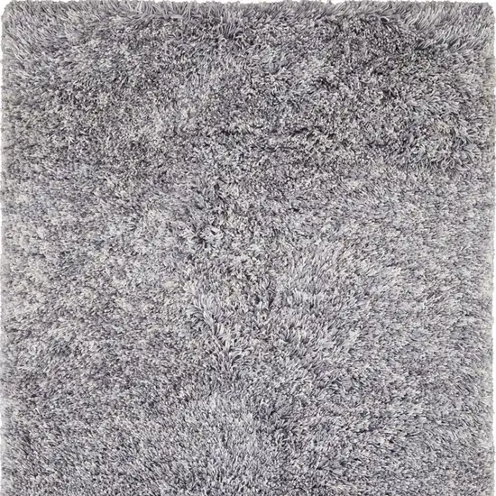 Gray Shag Hand Tufted Area Rug Photo 3