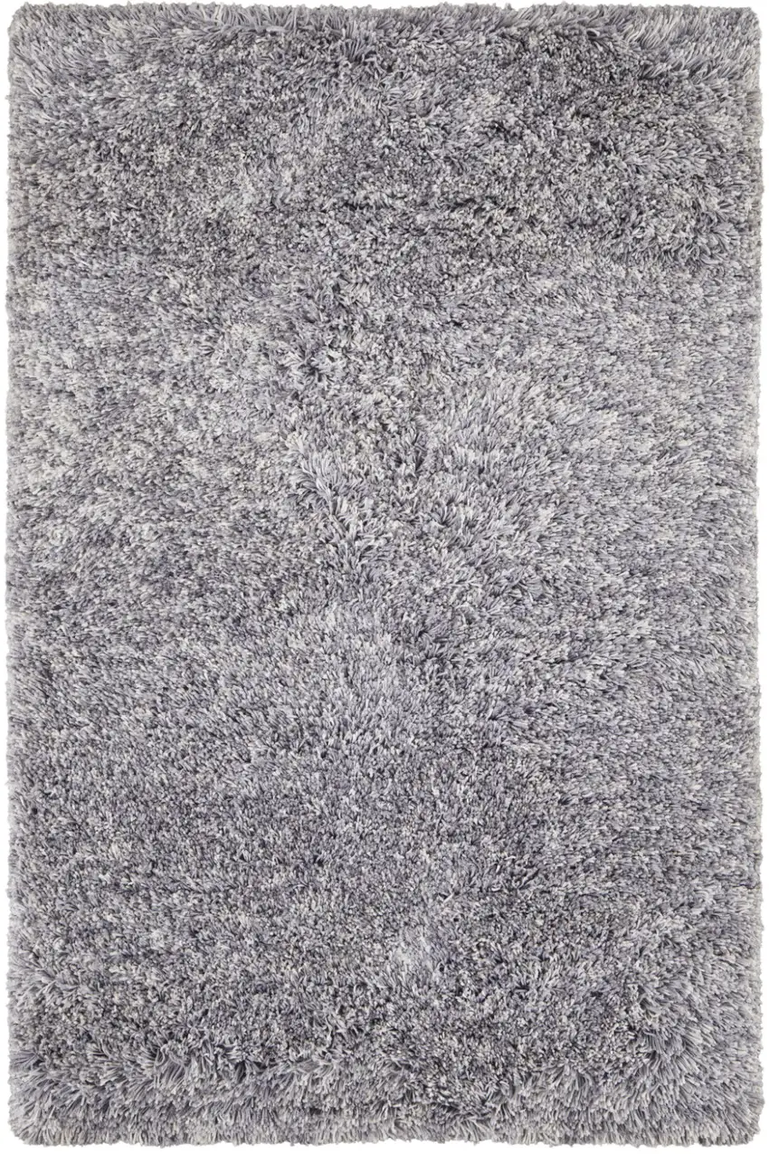 Gray Shag Hand Tufted Area Rug Photo 1