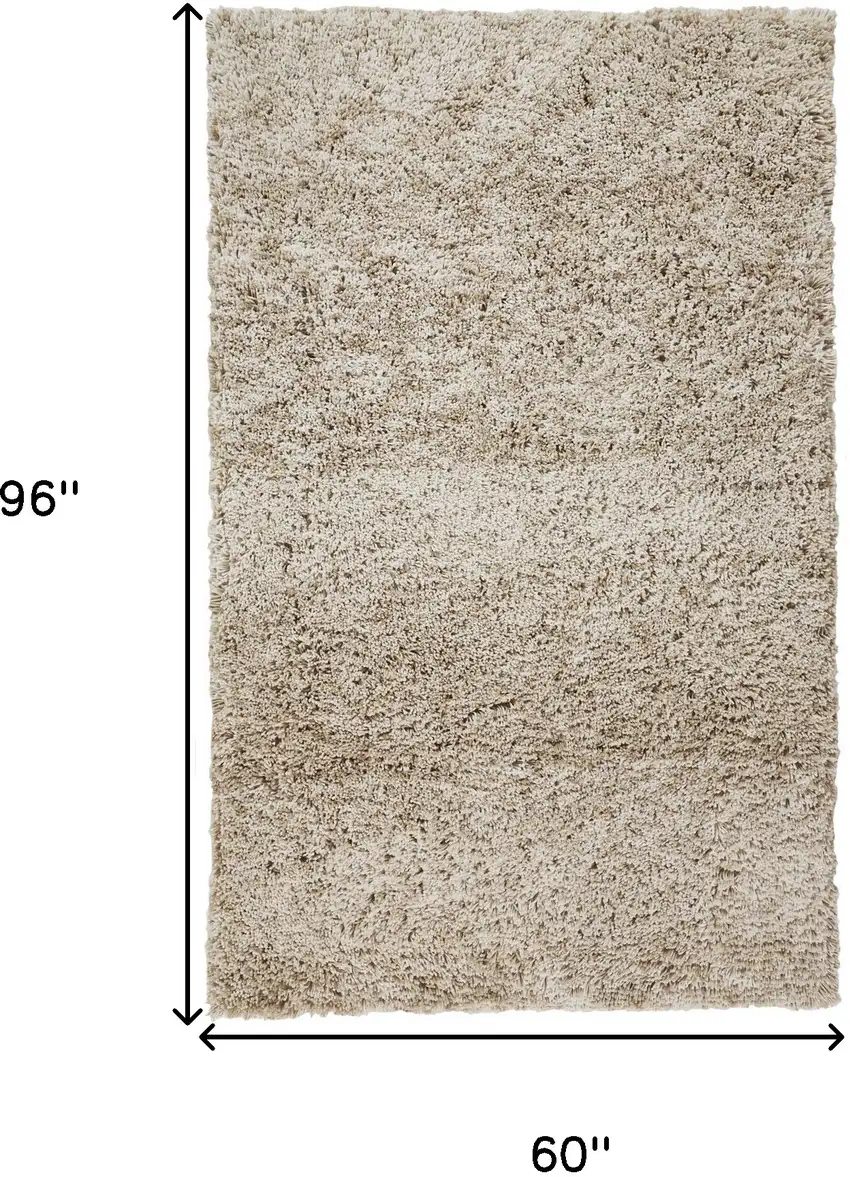 Gray Shag Hand Tufted Area Rug Photo 9