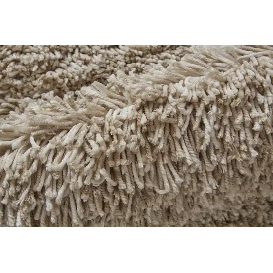 Gray Shag Hand Tufted Area Rug Photo 9