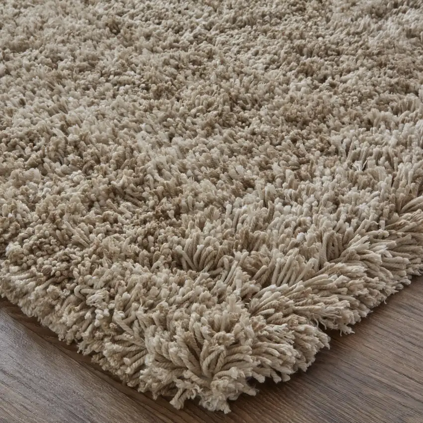 Gray Shag Hand Tufted Area Rug Photo 8