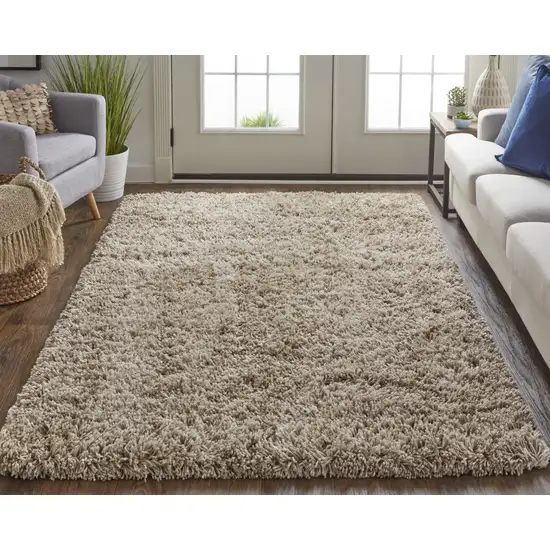 Gray Shag Hand Tufted Area Rug Photo 7