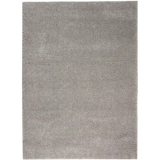 Gray Shag Non Skid Area Rug Photo 8