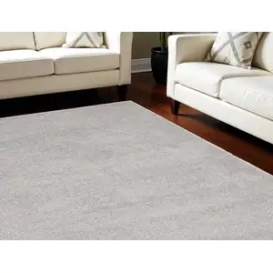 Photo of Gray Shag Non Skid Area Rug