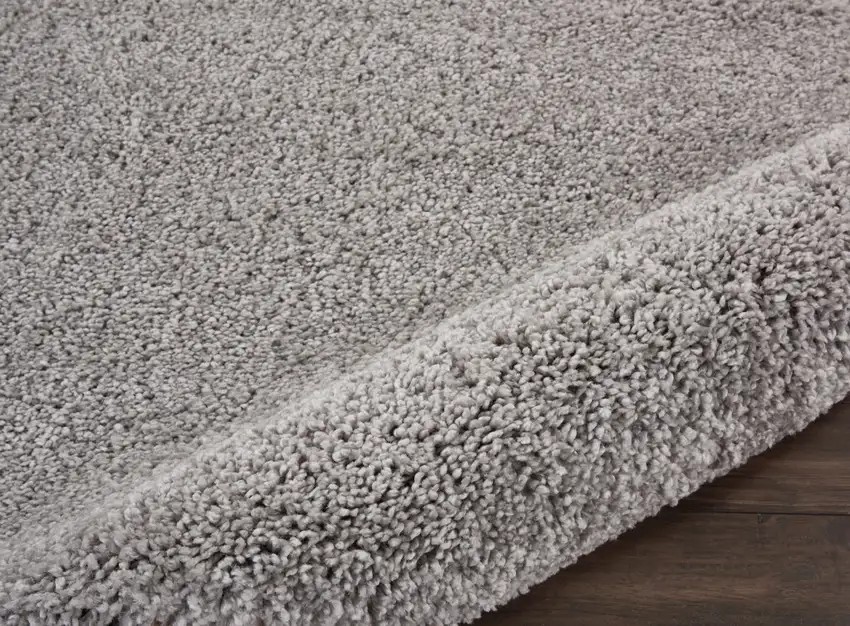 Gray Shag Non Skid Area Rug Photo 9