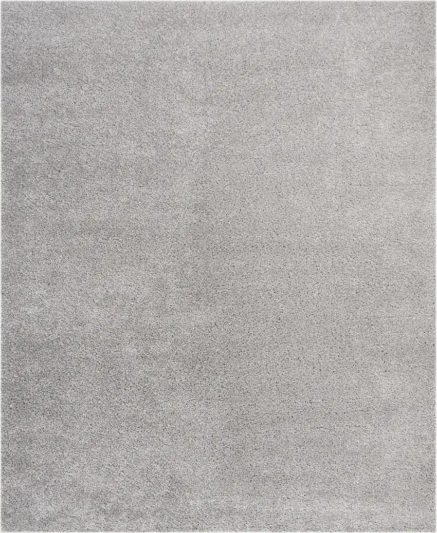 Gray Shag Power Loom Area Rug Photo 7