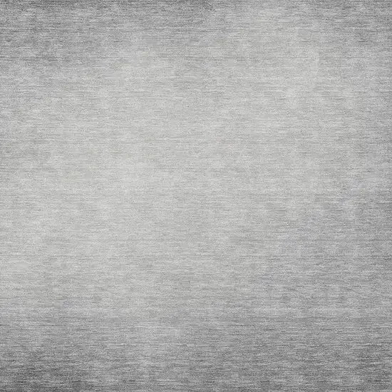 Gray Silver And Black Abstract Washable Indoor Outdoor Area Rug Photo 2