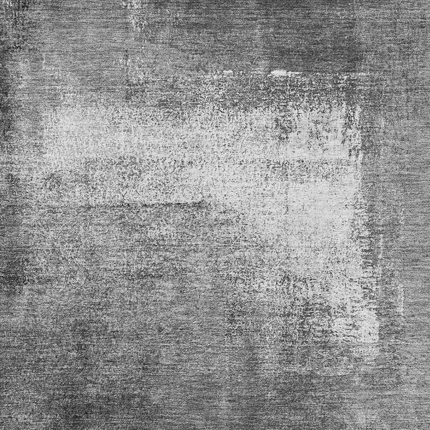 Gray Silver And Charcoal Abstract Washable Area Rug With UV Protection Photo 7
