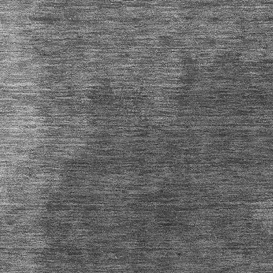 Gray Silver And Charcoal Abstract Washable Area Rug With UV Protection Photo 2