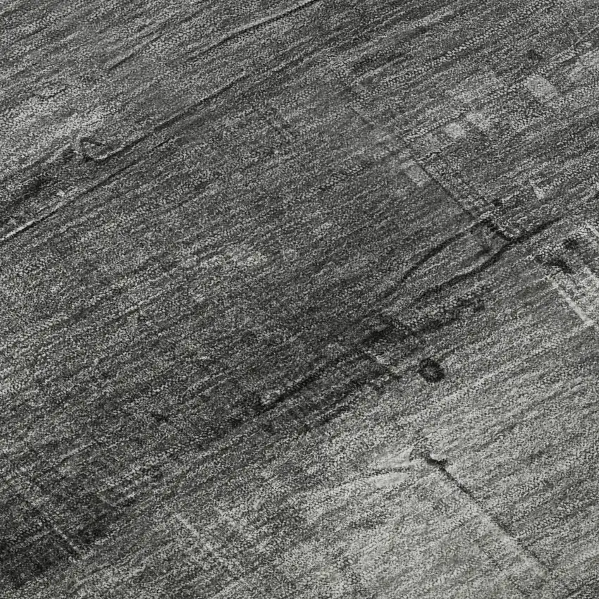 Gray Silver And Charcoal Abstract Washable Area Rug With UV Protection Photo 9
