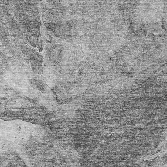 Gray Silver And Charcoal Abstract Washable Indoor Outdoor Area Rug Photo 4