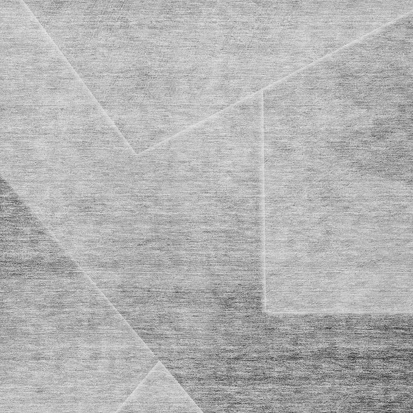 Gray Silver And Charcoal Abstract Washable Indoor Outdoor Area Rug Photo 5