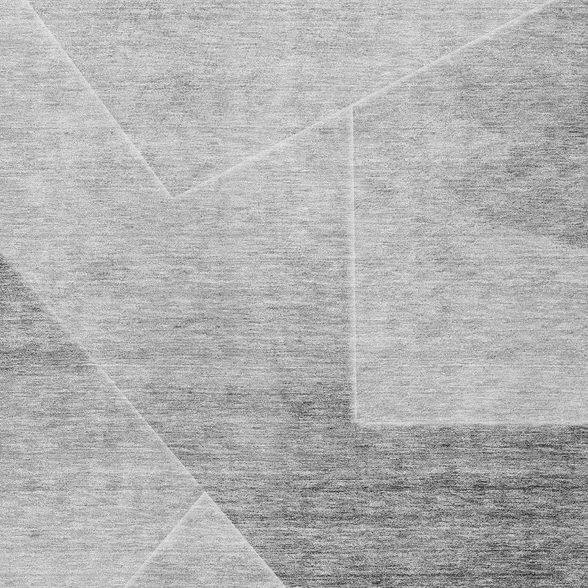 Gray Silver And Charcoal Abstract Washable Indoor Outdoor Area Rug Photo 6