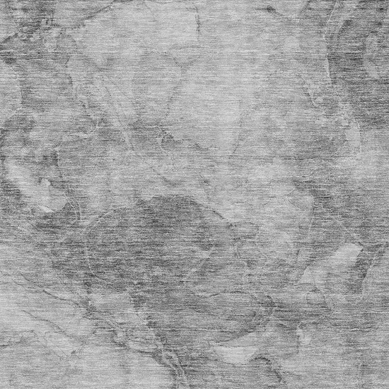 Gray Silver And Charcoal Nautical Washable Indoor Outdoor Area Rug Photo 5