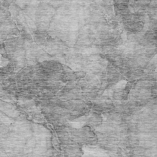 Gray Silver And Charcoal Nautical Washable Indoor Outdoor Area Rug Photo 5
