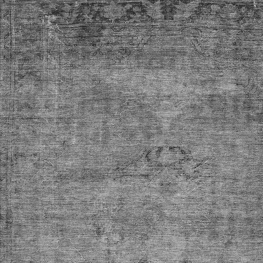 Gray Silver And Charcoal Oriental Washable Indoor Outdoor Area Rug Photo 5