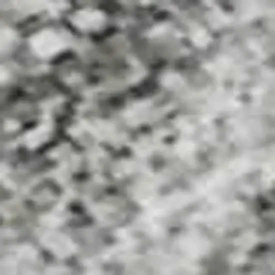 Gray Silver And Charcoal Striped Washable Area Rug With UV Protection Photo 2