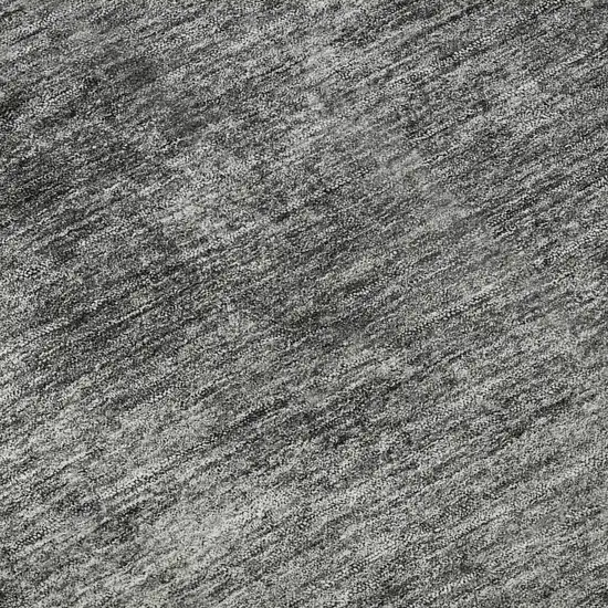 Gray Silver And Gold Abstract Washable Area Rug With UV Protection Photo 1