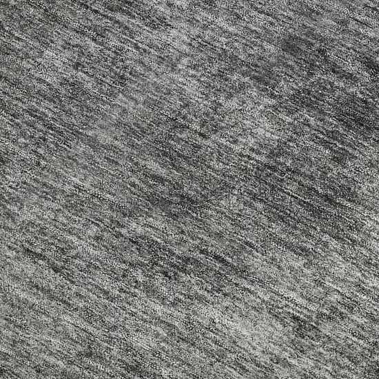 Gray Silver And Gold Abstract Washable Area Rug With UV Protection Photo 2