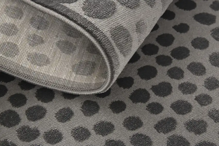 Gray Silver And Ivory Abstract Stain Resistant Area Rug Photo 7