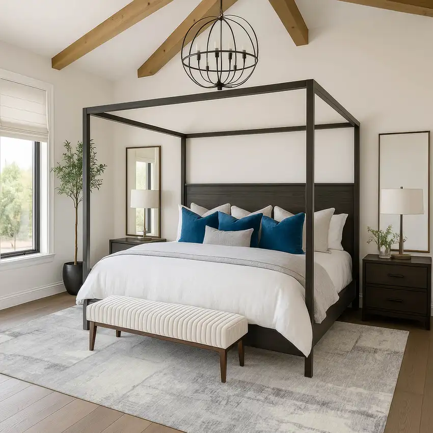 Gray Silver And Ivory Geometric Washable Area Rug With UV Protection Photo 4