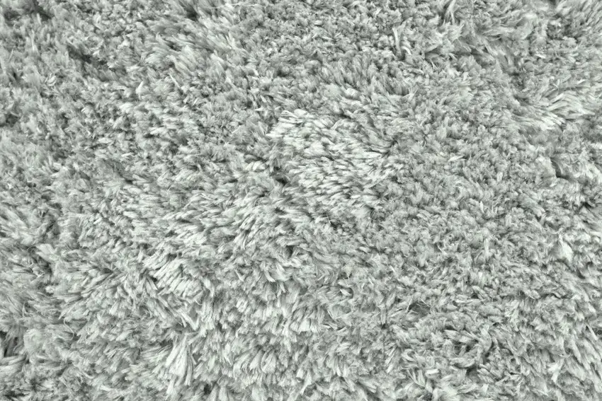 Gray Silver And Taupe Shag Tufted Handmade Stain Resistant Area Rug Photo 8