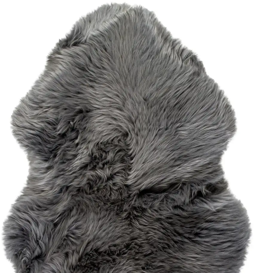 Grey Animal Print Area Rug Photo 4
