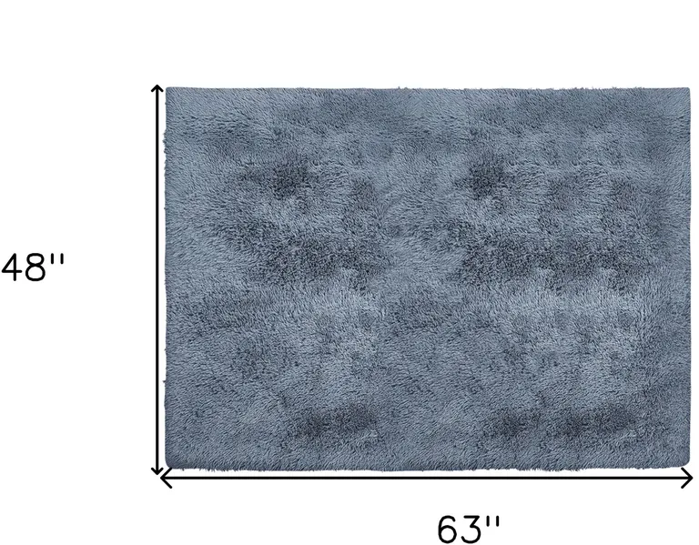 Gray Solid Modern Area Rug Photo 3