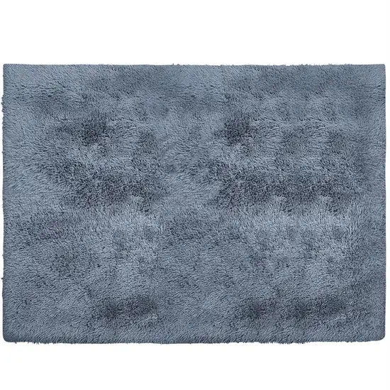 Gray Shag Power Loom Non Skid Area Rug Photo 2