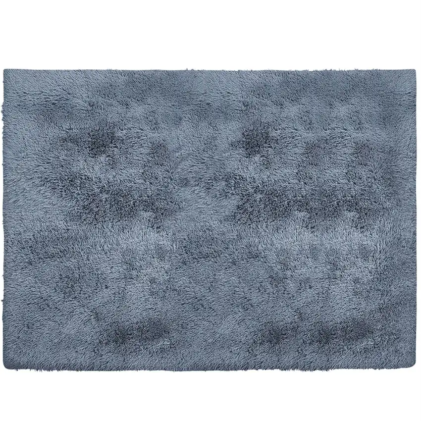 Gray Shag Power Loom Non Skid Area Rug Photo 2