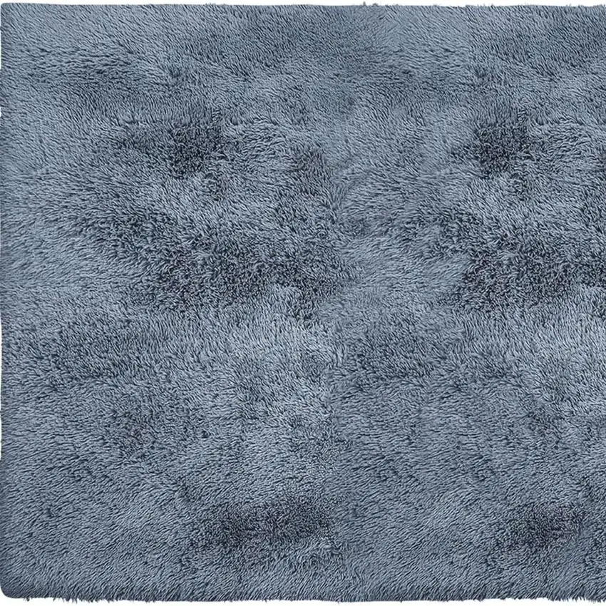 Gray Shag Power Loom Non Skid Area Rug Photo 4