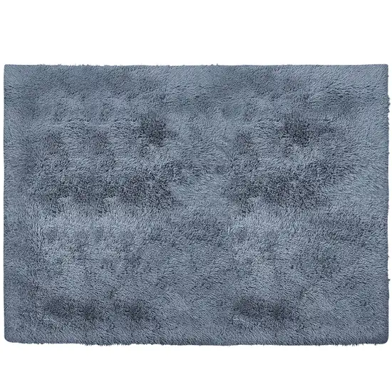 Gray Shag Non Skid Area Rug Photo 5
