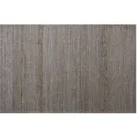 Photo of Gray Striped Hand Woven Area Rug