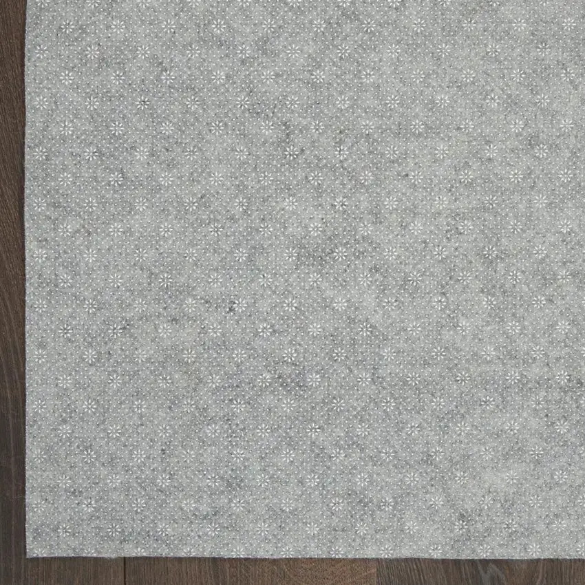 Gray Striped Weave Non Slip Rug Pad Photo 2