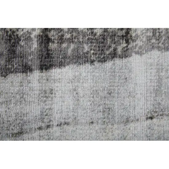 Gray Taupe And Ivory Abstract Hand Woven Area Rug Photo 8