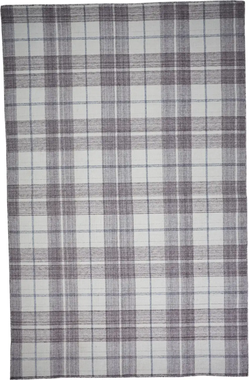 Gray Taupe And Ivory Abstract Hand Woven Stain Resistant Area Rug Photo 2
